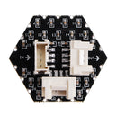 WS6812 37Pcs HEX RGB LED Hexagon LED Board with  3 GROVE Port Compatible with M5Stack UI-Flow