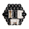WS6812 37Pcs HEX RGB LED Hexagon LED Board with  3 GROVE Port Compatible with M5Stack UI-Flow