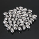 50pcs Metal Olive Shape Leads Sinkers Fishing Sinker Pure Lead Making Sea Fishing Sinker Tackle