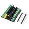 3pcs Nano V3.0 Terminal Adapter AVR ATMEGA328P with NRF2401+ Expansion Interface DC Power Board for