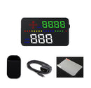 A300 Car 3.5" HUD Digital Head-Up Display Multifunction OBD Alarm Speedometer Overspeed