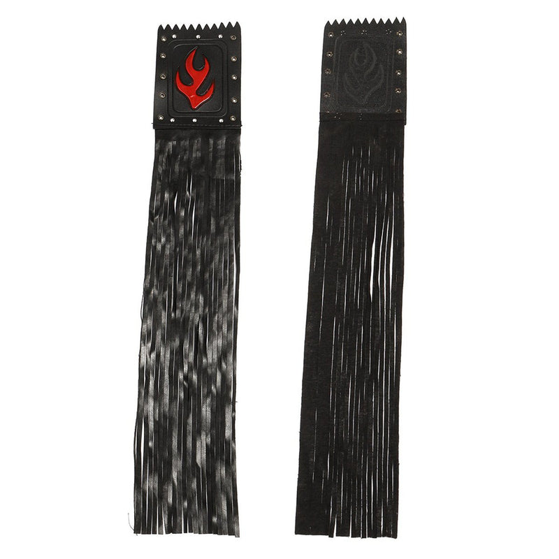 Motorcycle Tassel Fringe Grips Lever Cover Leather For Harley Chopper Cruiser