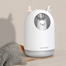 USB 300ml Bear Air Humidifier Mini Touch Induction Quiet Aroma Diffuser Colorful Light For Home Office Car