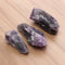 100g Natural Purple Amethyst Point Quartz Crystals Rough Rock Specimen DIY Stone Fish Tank Decorations