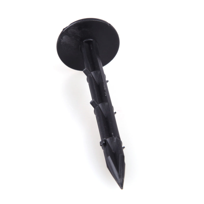 KCASA 10pcs/Pack Black PP Mulch Shading Pest Control Garden Ground Nail Plastic Film Fixing Tools