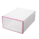 Plastic Shoe Storage Holder Racks Drawer Case Organizer Box Stackable Foldable Container