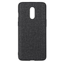 Bakeey Anti-Fingerprint Canvas PU Leather Protective Case for Oneplus 7