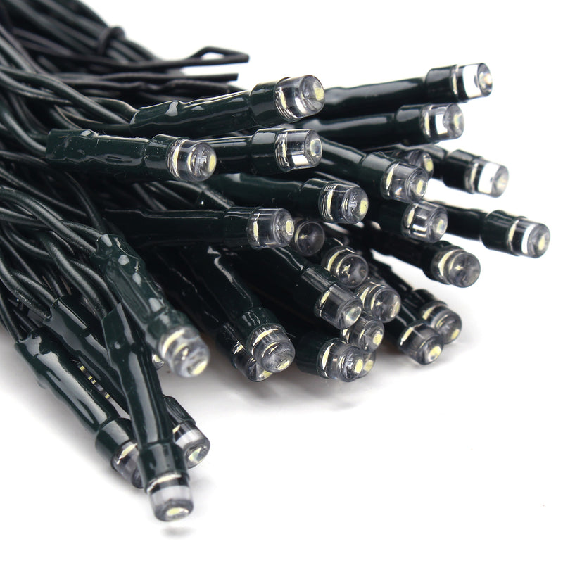 Solar Powered 19M 72LEDs Patio Umbrella Cool White Fairy String Light For Christmas Party