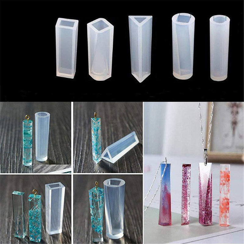 13Pcs/Set Silicone Mold Making Jewelry Set Polymer Resin Mould Agate Tool Craft