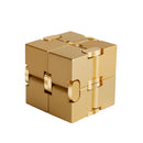 Mini Infinity Funny Magic Cube Aluminum Alloy Anxiety Stress Relief Blocks Toy for Kids Adult