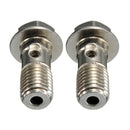 10mm M10x1.25 Chrome Banjo Bolt Brake Caliper Master Cylinder Fitting