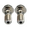10mm M10x1.25 Chrome Banjo Bolt Brake Caliper Master Cylinder Fitting