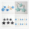 12 PCS Decorative Seashell Shower Curtain Hooks Bathroom Beach Shell Decorations