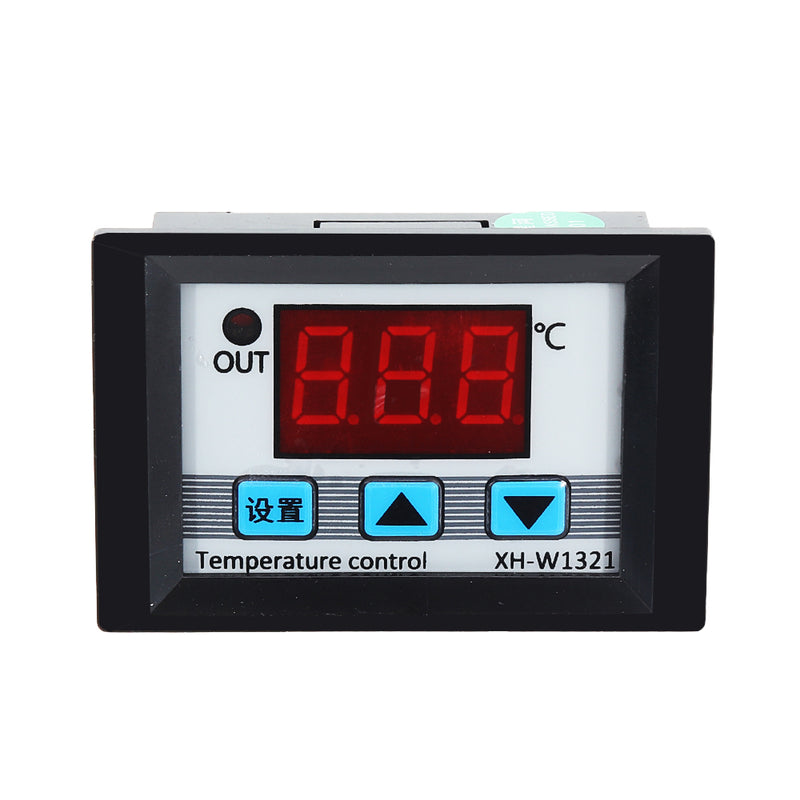 XH-W1321 0.1 Mini Digital Thermostat Embedded Digital Display Switch Temperature Controller With Waterproof NTC Sensor Meter