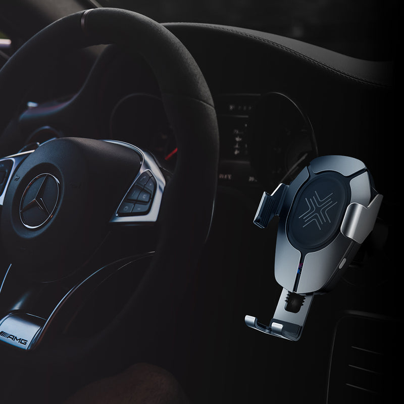 ROCK 10W Infrared Sensor Fast Charging Wireless Charger Car Phone Holder For iPhone XR XS  HUAWEI P30 XIAOMI MI9 S10 +