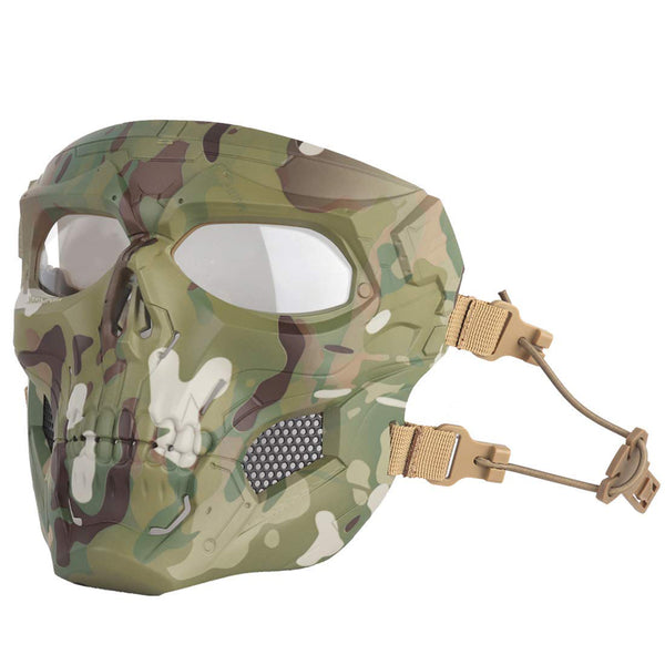 WoSporT Skull Airsoft Paintball Mask Full Face Tactical Halloween Party Mask
