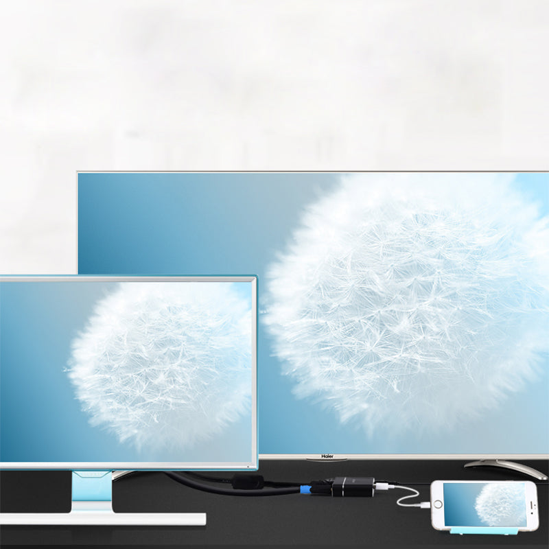 Vention USB to HDMI VGA Audio Video Converter 3 in 1 USB Digital AV Adapter For iPhone Android Phone