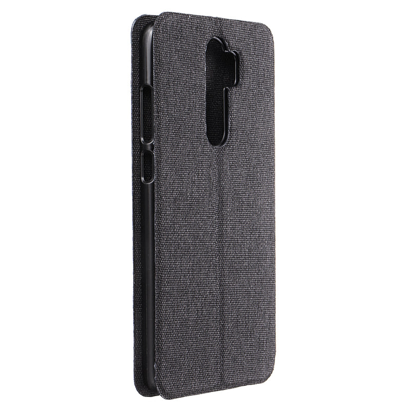 Bakeey Flip Shockproof Fabric Soft Silicone Edge Full Body Protective Case For Xiaomi Redmi Note 8 Pro