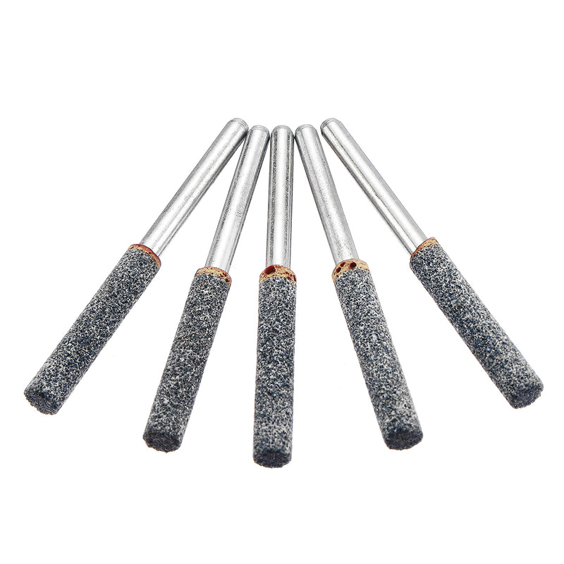 5pcs 3/16 Inch Grinding Head Stone Diamond Chainsaw Sharpener Burr Stone Set