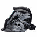 Adjustable Darkening Welding Welder Helmet Grinding Solar Powered Face Skull Mask