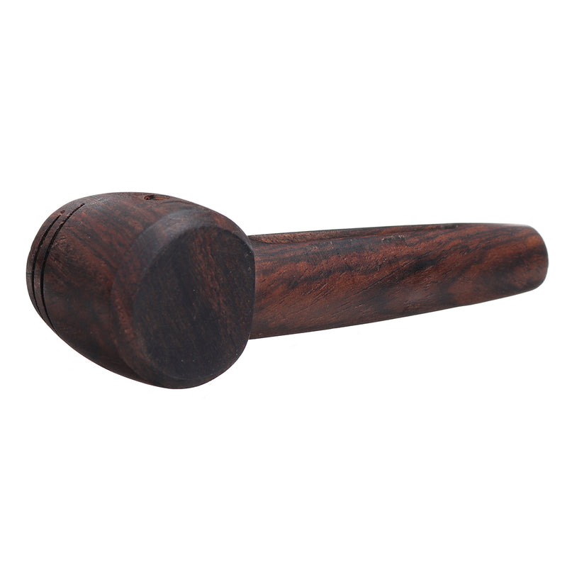 New Hammer Shape Black Sandalwood Pipes with Cleaning Stick