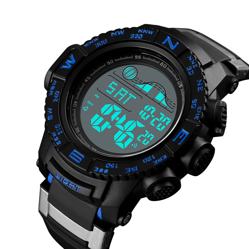 SKMEI 1380 Chrono Luminous Clock Date Week Display Digital Watch