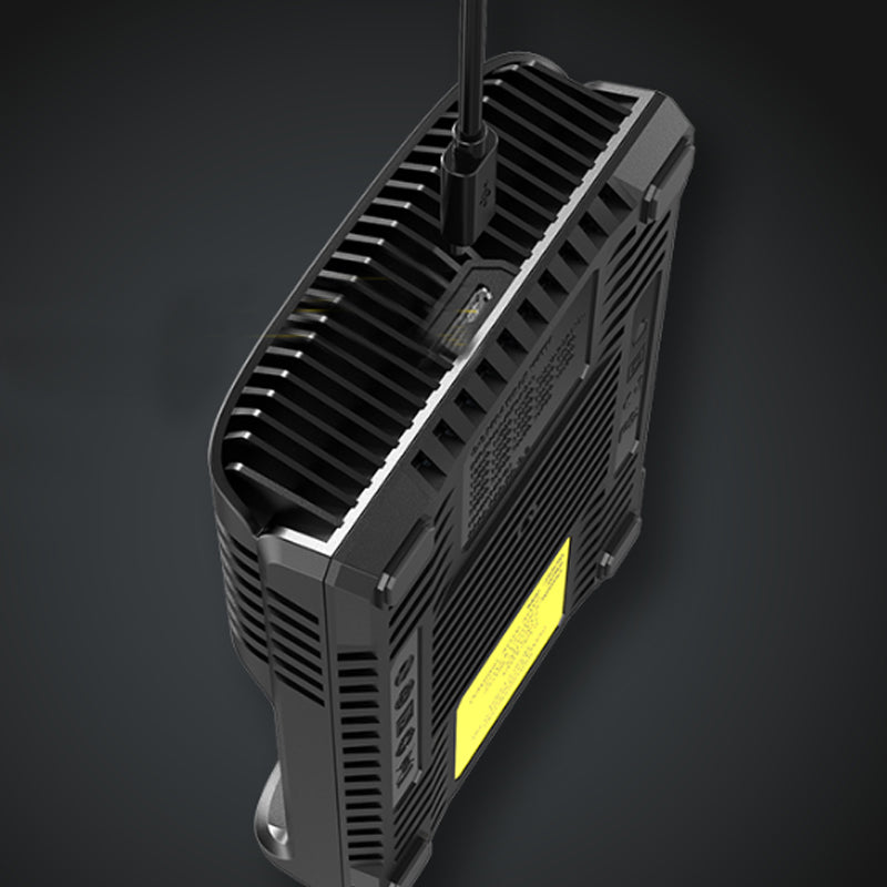 NITECORE UMS4 USB Battery Charger LCD Screen Smart Charging For 26650 18650 21700 UMS2 16340 18350