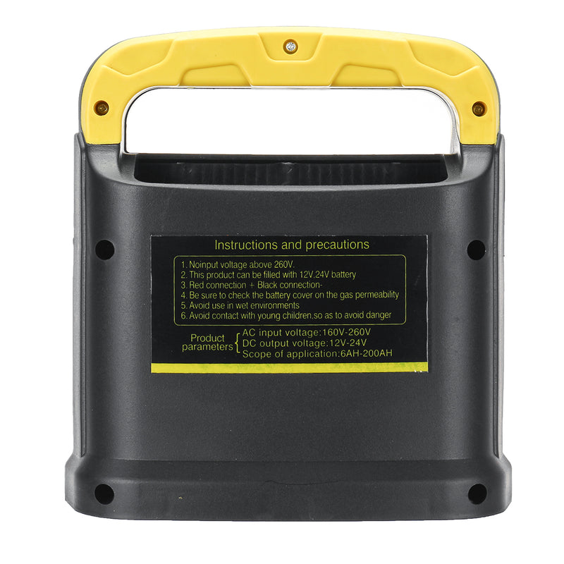 240W 12V/24V 6-200AH Battery Charger For Lead Storage Battery Auto Charger Jump Starter Power Bank