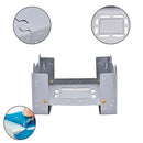 LAOTIE Mini Portable Folding Picnic Cooking Stove Barbecue Solid Fuel Alcohol Oven 9.6x7.5x5.5cm