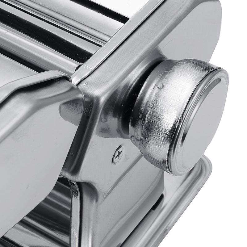 Hand Crank Stainless Steel Fresh Pasta Maker Roller Machine For Spaghetti Noodle Tools Kit