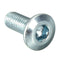 4pcs M8 Stainless Motoccycle Hexagon Brakes Bolts Steel Button Head Hex Socket 125cc 140cc