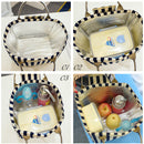 Honana CF-LB034 Woman Lady Fashion Oxford Insulated Cooler Large Capacity Lunch Tote Bag Handbag