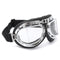 Universal Motorcycle  Helmet Scooter Goggles Black pilot style