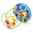 Counting Circles Bead Abacus Wire Maze Roller Coaster Wooden Montessori Toys