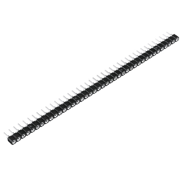 100pcs 40 Pin Single Row 2.54mm Round Female Header Pin