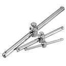 Drillpro 1/4 3/8 1/2 Inch T-Type Socket Wrench Extension Rod Drive Impact Socket Sliding Bar