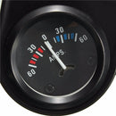 Universal Car Black Pointer AMPS Meter Ammeter 60-0-60A White LED Light 2'' 52mm