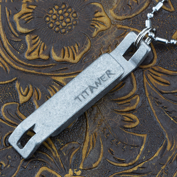 TITANER Titanium Alloy Corkscrew Multifunctional EDC Tools Opener Camping Hunting EDC Survival Tools