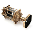 220V E27 Exterior Antique Brass Post Fence Lantern Light Landscape Garden Lamp