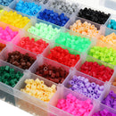 5mm 36 Colors Fuse Water Sticky Beads Toys Kids Magic Handmade DIY Jigsaw Puzzle Toy for Children Gift