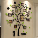 3D Photo Family Tree Wall Sticker Decal Sticker Mural DIY Home Baby Bedroom Decoration