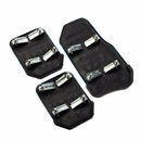 Car Non Slip Pedal Accelerator Brake AluminumFoot PlateSet for Manualor Automatic Cars