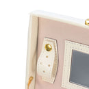 Lockable Velvet Jewelry Display Box Necklace Earing Storage Case Polyurethane Organizer
