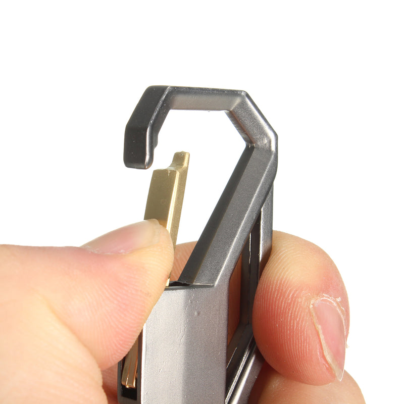 Mens Creative Alloy Metal Car Keyring Keychain Gun Black Cool Fashion Gift