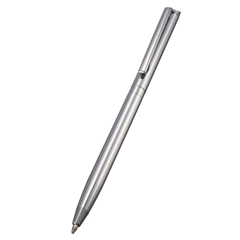 Rotating Metal Ballpoint Pen Stainless Steel Ball Pen Steel Pen Commercial Stationery Pen