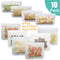 10pcs Reusable Silicone Stretch Lid Wraps Seal Bowl Cover Kitchen Food Storage Tools Kit
