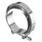 4inch Turbo Exhaust Down Pipe Stainless Steel 304 V-Band Clamp + 2Flange
