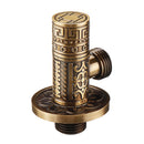 Antique Brass Triangle Valve Bathroom Accessory G1/2 Brass Angle Stop Valve Filling Valve Cylinder Type