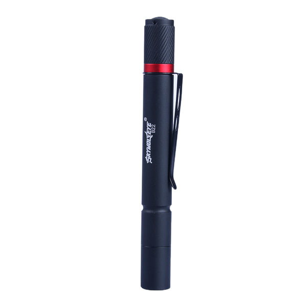 Skywolfeye B22 XPE 3Modes LED Flashlight Pen AAA Work Light Camping Hunting Emergency Lamp