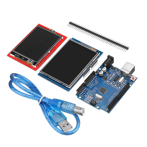 Geekcreit UNO R3 Improved Version + 2.8TFT LCD Touch Screen + 2.4TFT Touch Screen Display Module Kit